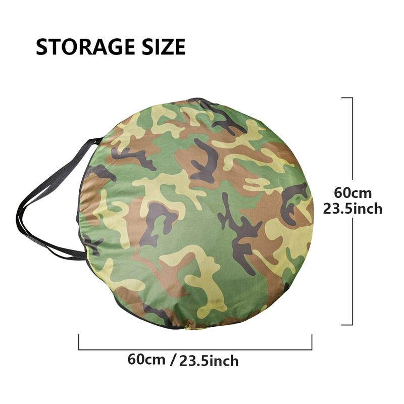 Mosquito Tent - Portable Folding Camouflage Mosquito Netting Bed Tent, Lightweight Design for Camping Stealthy Backyard Camping Essentials