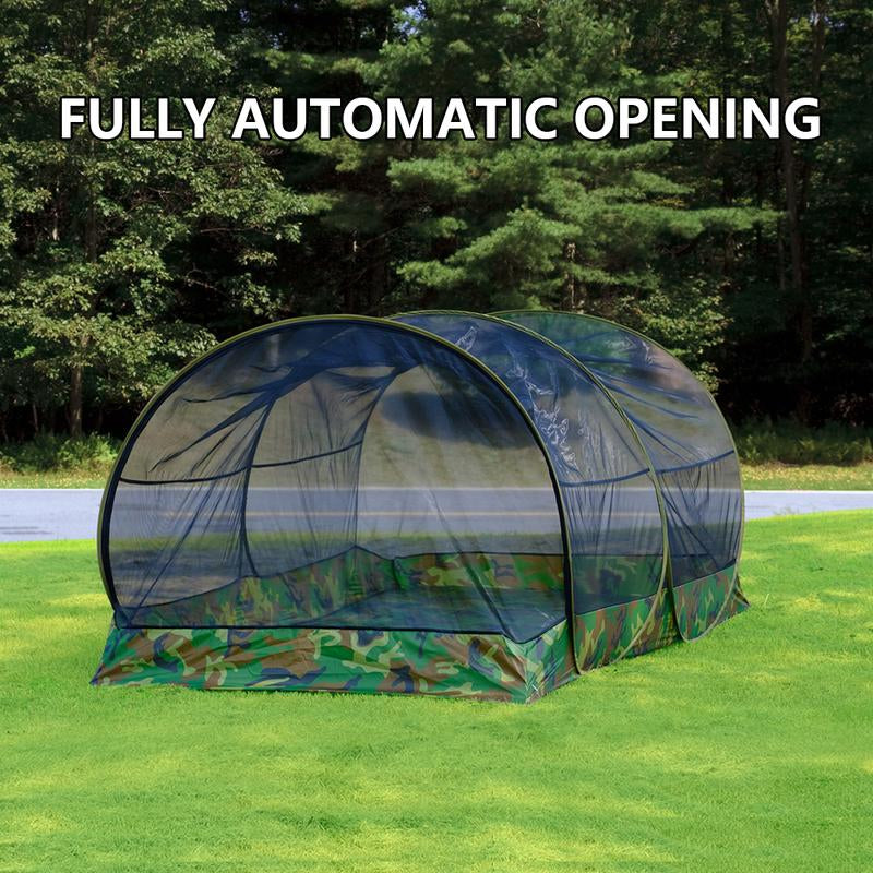 Mosquito Tent - Portable Folding Camouflage Mosquito Netting Bed Tent, Lightweight Design for Camping Stealthy Backyard Camping Essentials