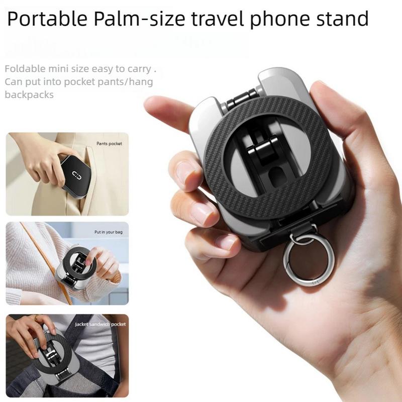 2025 New Magnetic Foldable Phone Holder/Stand - Can Be Assistance in Shooting ,Applicable to Multiple Scenarios ,Like Travel ,Kithchen ,Airplane ,Gym.Outdoor ,Super Strong Magnet.Apple and Android Both Can Use,Perfect for Iphone 16,Iphone 15,Iphone 14...