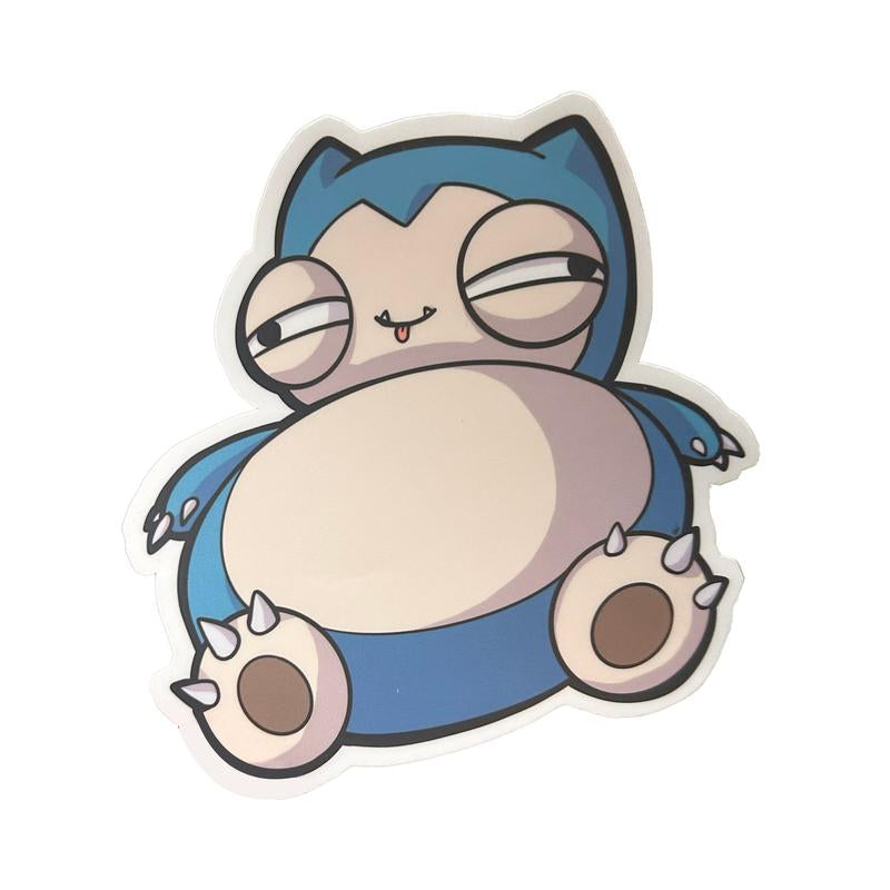 Derpy Snorlax Sticker - Adorable Decal for Collectors