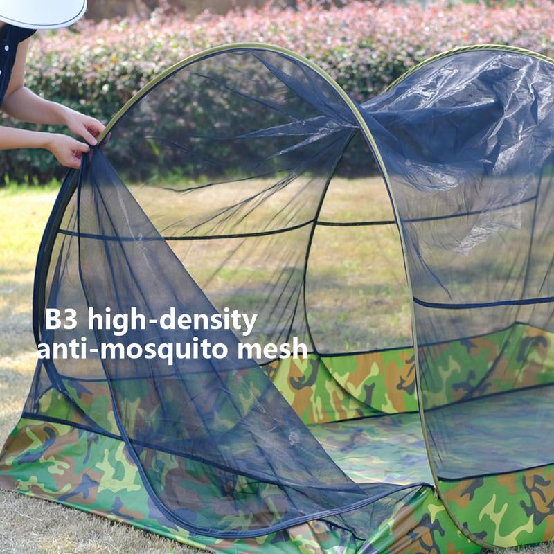 Mosquito Tent - Portable Folding Camouflage Mosquito Netting Bed Tent, Lightweight Design for Camping Stealthy Backyard Camping Essentials