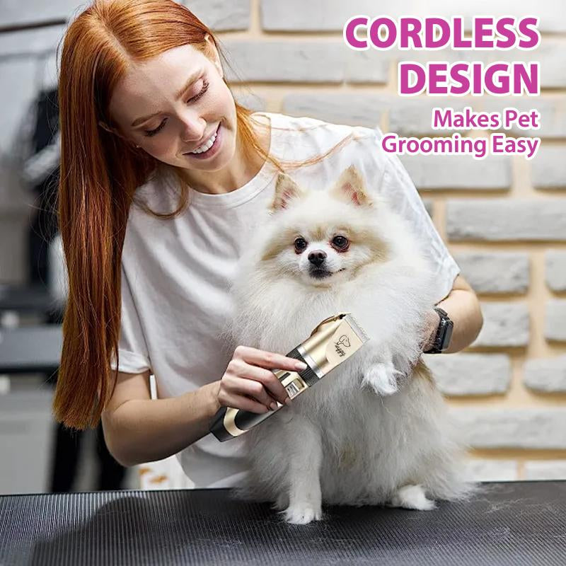 All-In-One Pet Trimmer: Rechargeable Professional Clippers for All Sizes and Long-Haired Breeds, Effortlessly Manage Thick Coats, Essential for Daily Care and Styling Haircut Grooming Hair Trimmer Trimmers Women Dead Ends Trimmer