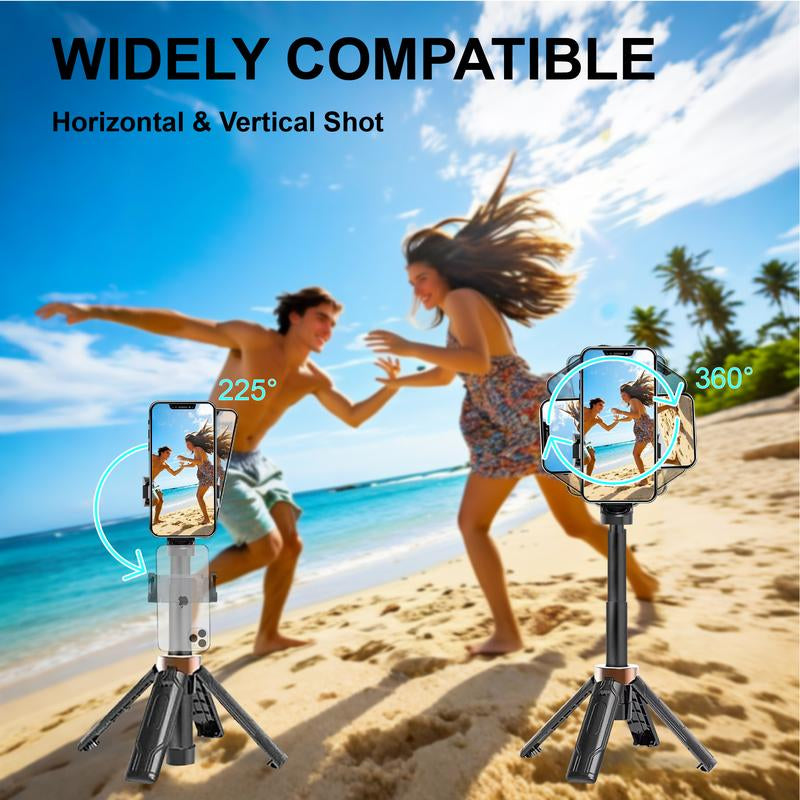 Selfie Stick Tripod, 360° Rotating, Retractable Mobile Phone Handle Tripod (With Detachable Remote Control), 3-In-1 Mini Mobile Phone Handle, Vlog Live Photography Tool, Selfie Accessories, Family Gifts Cellphone