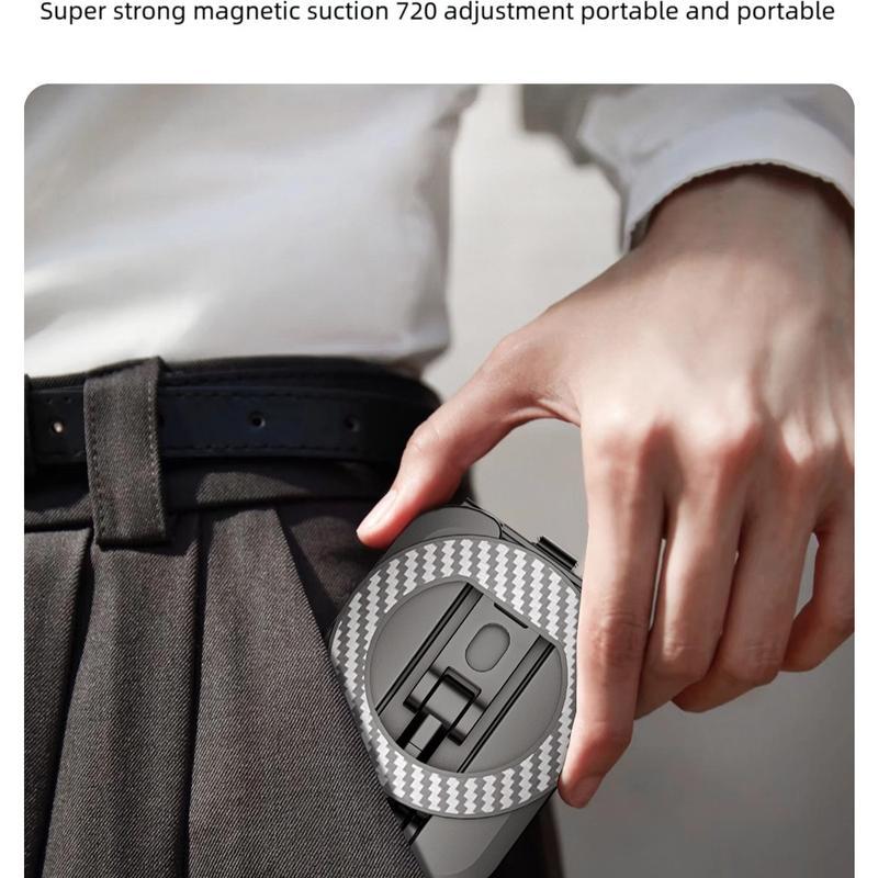 2025 New Magnetic Foldable Phone Holder/Stand - Can Be Assistance in Shooting ,Applicable to Multiple Scenarios ,Like Travel ,Kithchen ,Airplane ,Gym.Outdoor ,Super Strong Magnet.Apple and Android Both Can Use,Perfect for Iphone 16,Iphone 15,Iphone 14...
