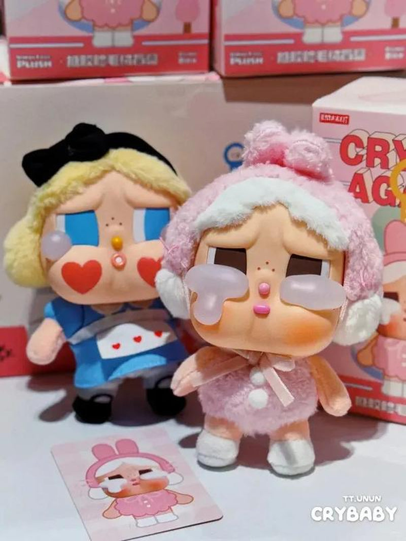 New Genuine Crybaby Crying Again Series Blind Box Figures Vinyl Face Doll Crybaby Pendant Keychain Mystery Box Toy Gift