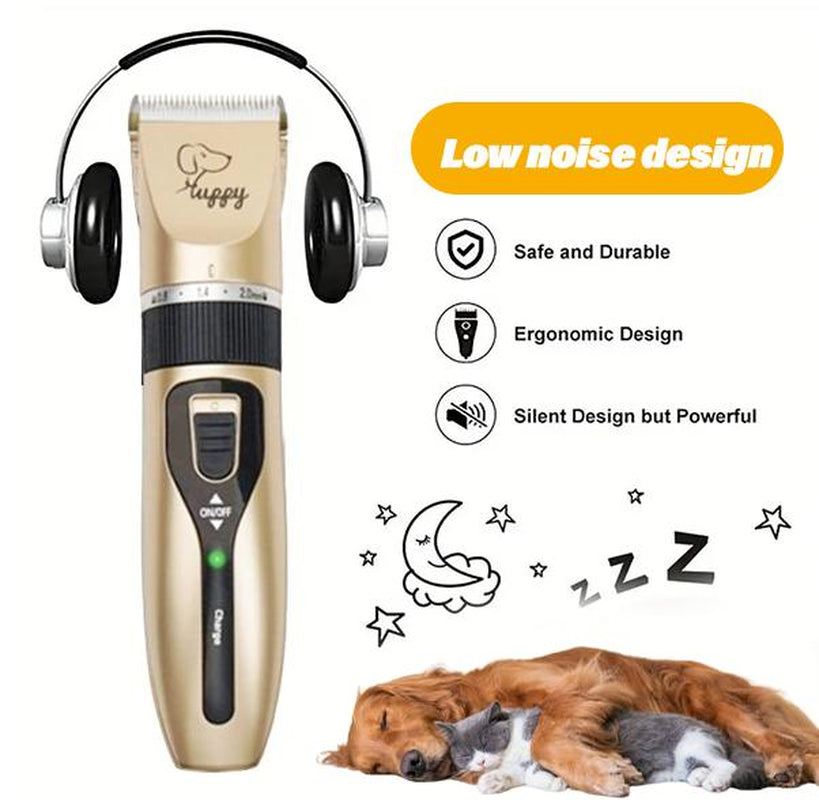 All-In-One Pet Trimmer: Rechargeable Professional Clippers for All Sizes and Long-Haired Breeds, Effortlessly Manage Thick Coats, Essential for Daily Care and Styling Haircut Grooming Hair Trimmer Trimmers Women Dead Ends Trimmer