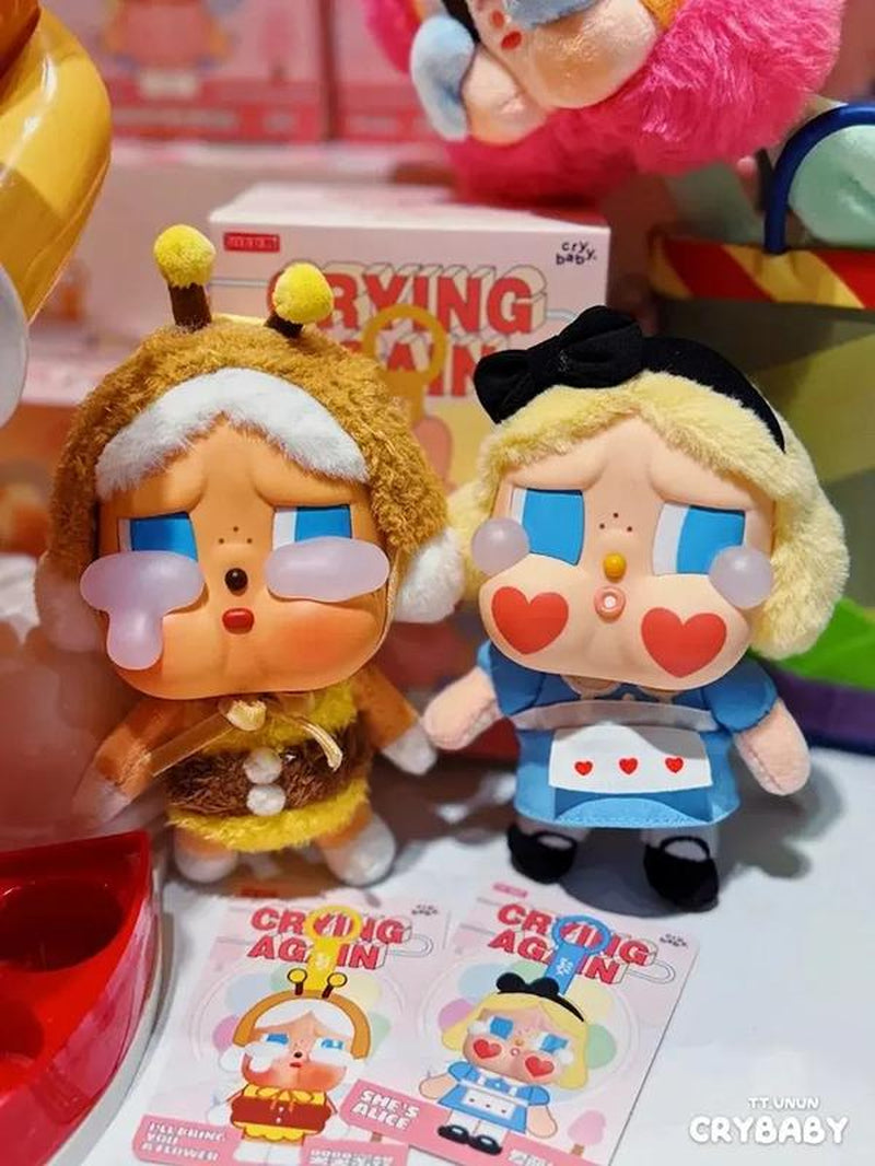 New Genuine Crybaby Crying Again Series Blind Box Figures Vinyl Face Doll Crybaby Pendant Keychain Mystery Box Toy Gift