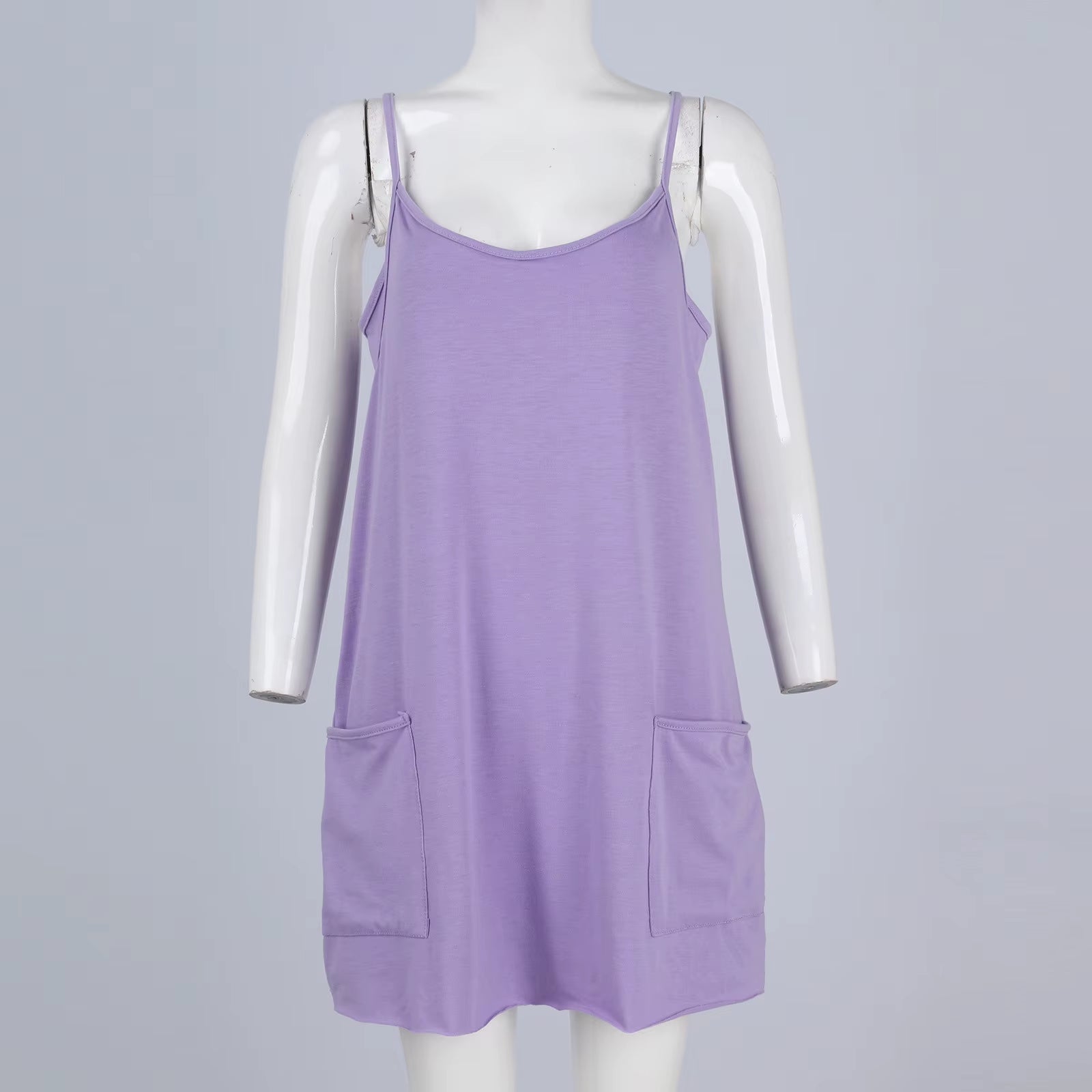 Sport Mini Dress for Women Summer Sleeveless Dress Casual Short Sundress Female Workout Tennis Athletic Onesie with Pockets