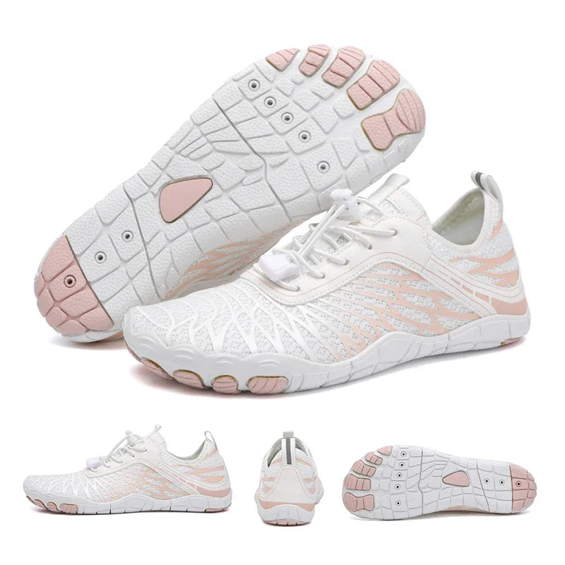 Fashionable Barefoot Water Shoes anti Slip Breathable Swimming Fitness Shoes Pool Party Outdoor Beach Aqua Shoes Couple'S Style