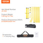 Succebuy Portable Pickleball Net System 22FT Full Court Official Regulation Size Pickle Ball Nets Outdoor with Court Line