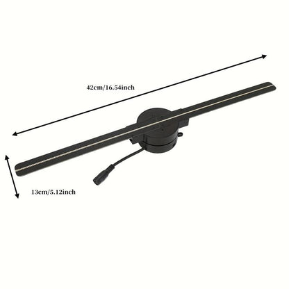 Eclat 3D Hologram LED Fan Projector, Wi-Fi App Control, HD Holographic Display for Christmas Halloween, Events Advertising, LED Visuals, High Definition