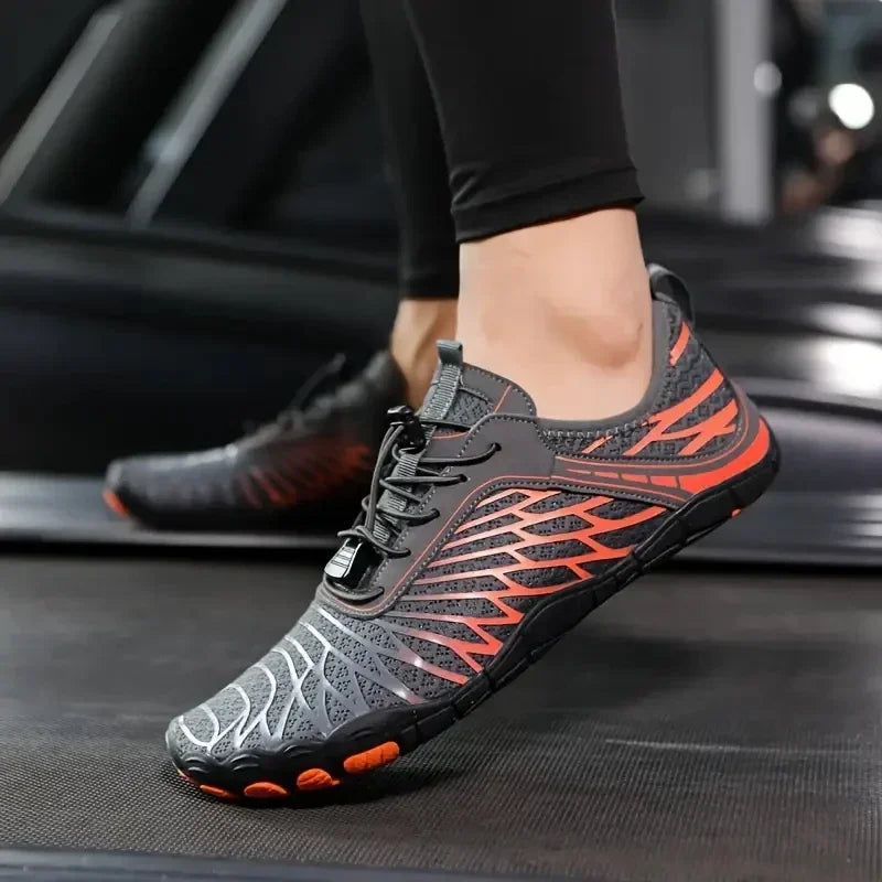 Fashionable Barefoot Water Shoes anti Slip Breathable Swimming Fitness Shoes Pool Party Outdoor Beach Aqua Shoes Couple'S Style