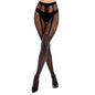 Mock Thigh High Stockings for Women Sexy Fishnet Tights Suspender Pantyhose 2 Pairs Leg Matching Tights
