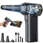√Electric Air Duster, 130000RPM High-Speed Compressed Air Blower Gun, Adjustable Gears, 8000Mah Rechargeable Cordless, Mini Turbo Jet Fan for Keyboard, PC, Car, Home & Outdoor Cleaning Powerful Portable