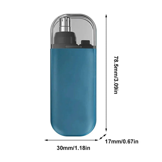Nose Hair Trimmer USB Charging Dual-Edge Blades Electric Portable Men Mini Nose Hair Trimmer Face Care Kit Tools 7000 RPM