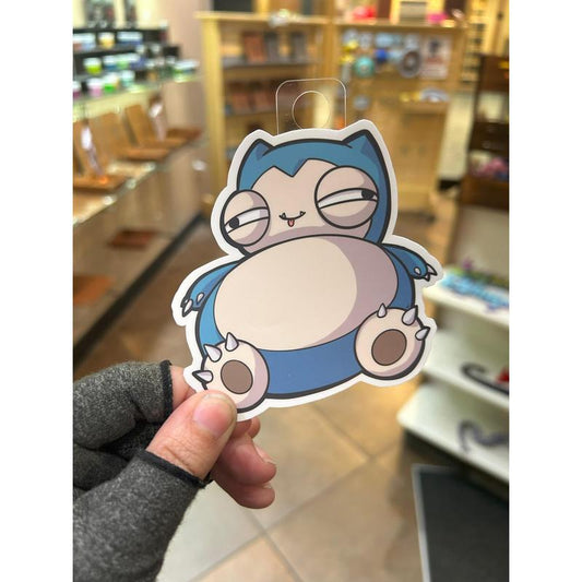 Derpy Snorlax Sticker - Adorable Decal for Collectors