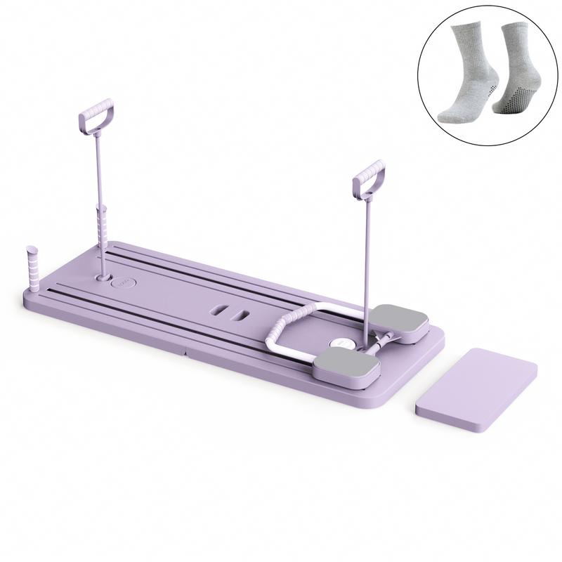 UMAY Multi-Functional Ab Exercise Board, Home Pilates Reformer, Abs Workout Equipment for Abdominal & Core Strength Training, Exercise Board for Home Gym Fitness，Foldable, Lightweight and Efficient