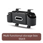 Car Organizers and Storage Box, Multifunctional Car Seat Back Storage Box with Tissue Holder, 2 Cup Holders & Bags Hooks, Back Seat Car Organizer for Family and Travel