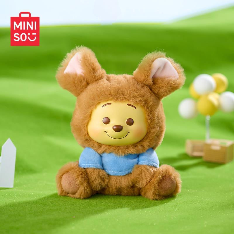 Disney Winnie the Pooh Collection Naughty Team Vinyl Plush Pendant Box - Super Cute Plush Pendants and Surrounding Doll Figurines Are Suitable as Gifts for Girls