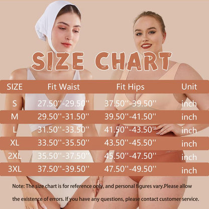 FINETOO Unite Store 4PCS Womenunderwear Spandex Bikini Seamless Panties High Waisted Nylon Brief Basic Lingerie S-3XL Fit Athletic Womenswear
