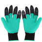 ABS Plastic Garden Rubber Gloves, Gardening Digging Planting, Durable, Waterproof Work Glove, 4 or 8 Hand Claw