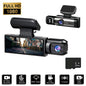 Front & Rear Dash Cam with 32GB SD Card, 3.16 Inch IPS Screen 1080P HD Camera with Dual Lens, 1 Count Dash Camera for Car, Wide Angle Car Driving Recorder with IR Night-Vision G Sensor, Fall Gift, Birthday Gifts Motion Detections