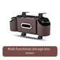 Car Organizers and Storage Box, Multifunctional Car Seat Back Storage Box with Tissue Holder, 2 Cup Holders & Bags Hooks, Back Seat Car Organizer for Family and Travel