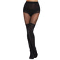 Mock Thigh High Stockings for Women Sexy Fishnet Tights Suspender Pantyhose 2 Pairs Leg Matching Tights