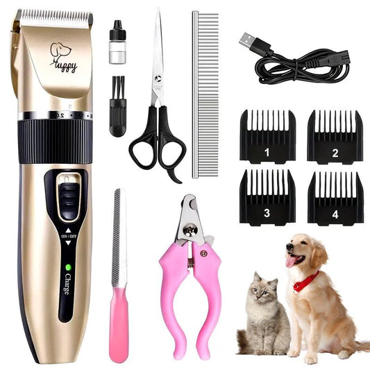 All-In-One Pet Trimmer: Rechargeable Professional Clippers for All Sizes and Long-Haired Breeds, Effortlessly Manage Thick Coats, Essential for Daily Care and Styling Haircut Grooming Hair Trimmer Trimmers Women Dead Ends Trimmer