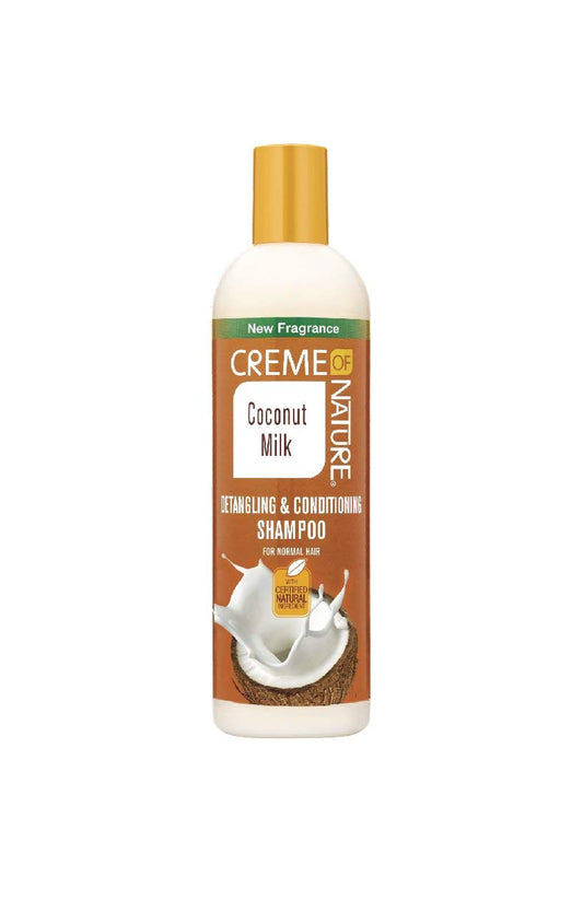 Shampoo with Coconut Milk by , Detangling and Conditioning Formula for Normal Hair, 12 Fl Oz
