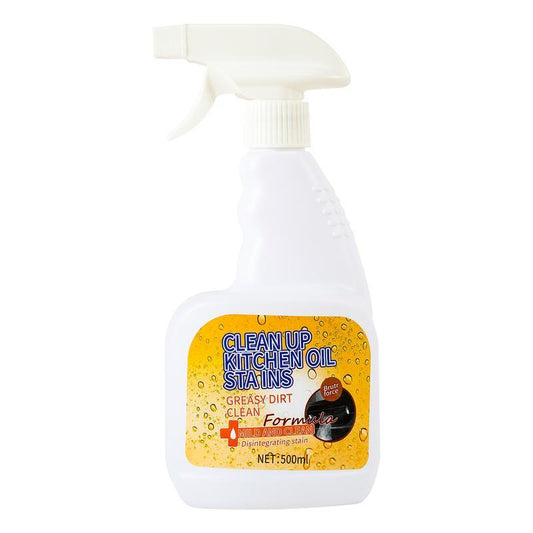 Multi-Purpose Kitchen Heavy Oil Cleaner Spray, Powerful Kitchen Oil Cleaning Agent for Ovens, Stoves, Range Hoods, Glass Surfaces, Effectively Removes Grease & Grime, Ideal for Household Cleaning, Grease Cleaner, Stain Remover Spray, Heavy Grease Remover