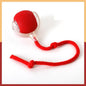 SPOVEN Interactive Cat & Dog Toys - USB Rechargeable Fast Rolling Ball with Bird Chirping & Light - Anti-Depression Pet Fun Gift - Red Color - 6.3X6.0X5.0Cm